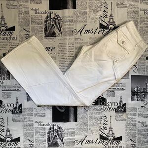 Jordache Women's White lowrise carpenter jeans straight leg vintage y2k 2000s